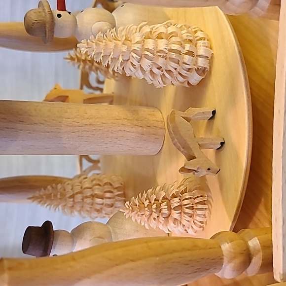 Pyramid 2-story baroque fence, snowmen - Picture 3 of 11